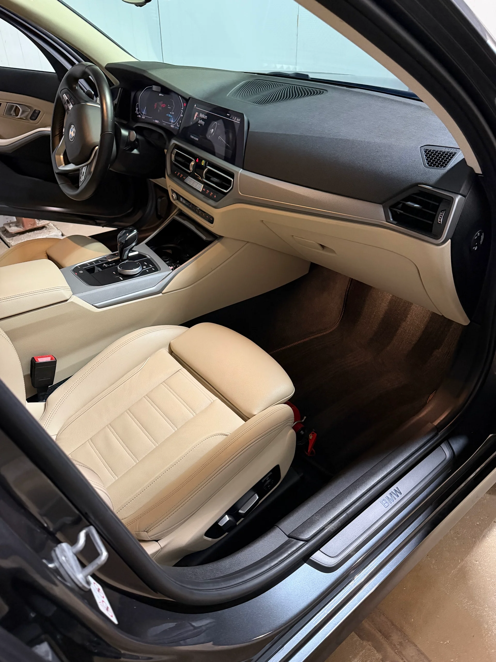 BMW 3-Serie Crème Leder Detailing