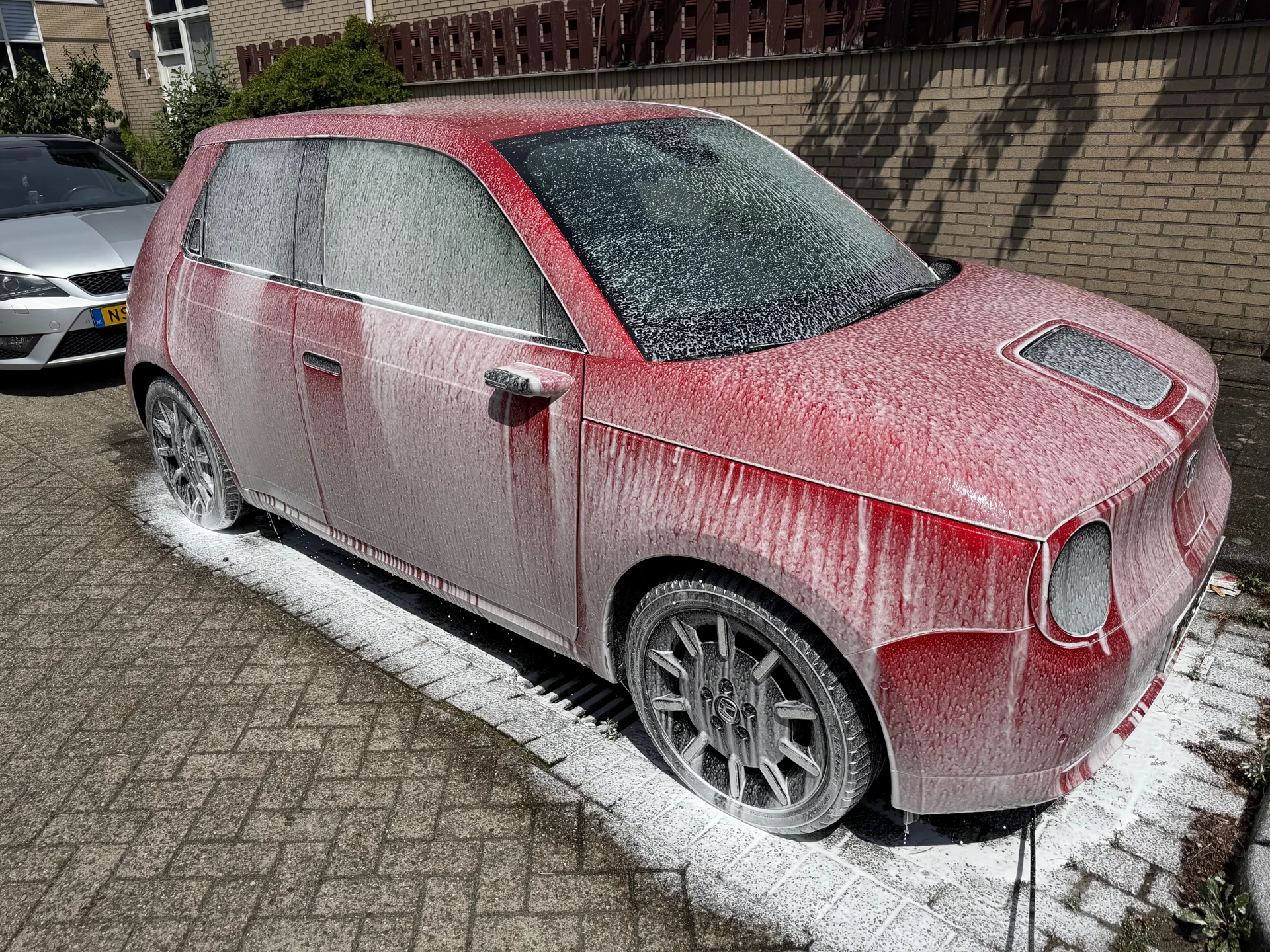 Honda e Snowfoam Pre-Wash